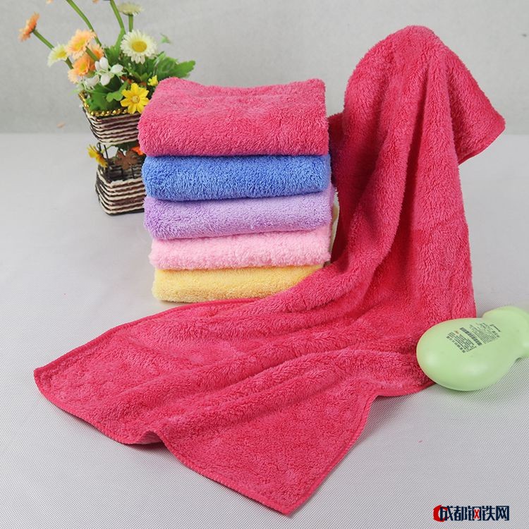 深圳厂家批发美容院包头巾超细纤维珊瑚绒毛巾