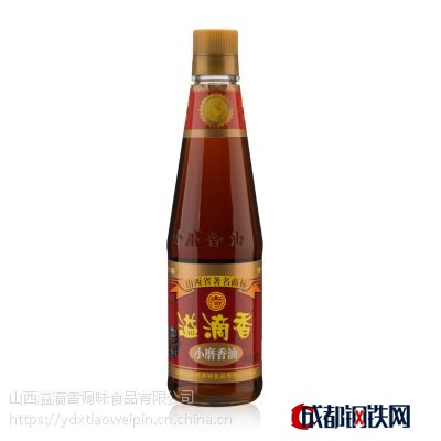 【国标一级】溢滴香 正宗石磨非压榨纯芝麻小磨香油450ml*24瓶