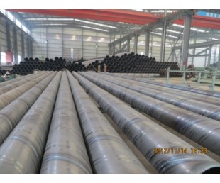 百色钢管厂铝厂专用循环水管道螺旋管