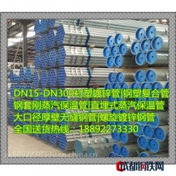 DN80外镀锌内衬塑管多少钱一米 钢塑复合管多少钱一米