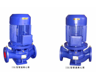 立式管道离心泵ISG25-125A 0.55KW上海众度泵业