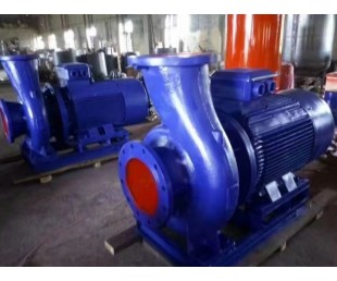 自贡市 管道泵外形尺寸  ISW125-315 90KW 上海众度泵业