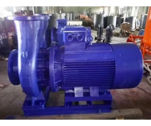 遂宁市 卧式管道泵  ISW150-160A 18.5KW 上海众度泵业