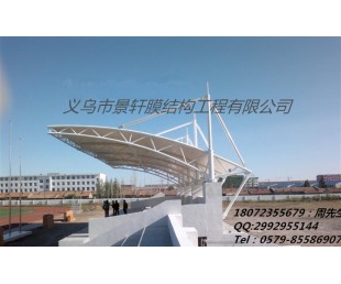 厂家热销广州地区膜结构停车棚、景观遮阳棚