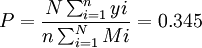 n=frac{1.96^2times0.41^2}{(1-0.9)^2}=64.6